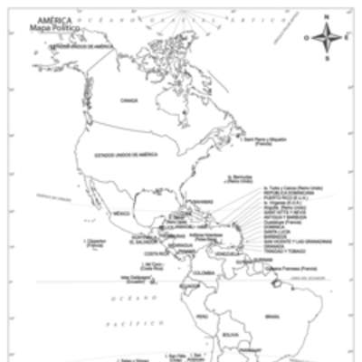 Mapa político de América