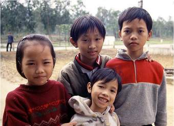 Niños de Vietnam