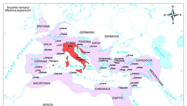 Mapa imperio romano