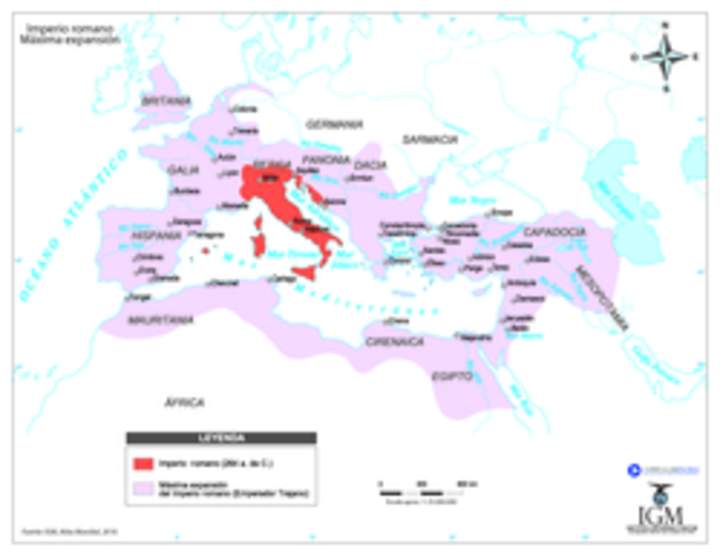 Mapa imperio romano