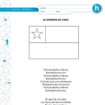 La bandera de Chile