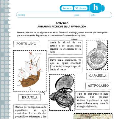 Adelantos técnicos en la navegación