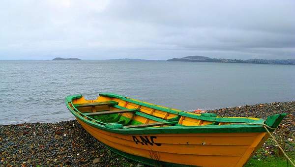 Bote en Chiloé