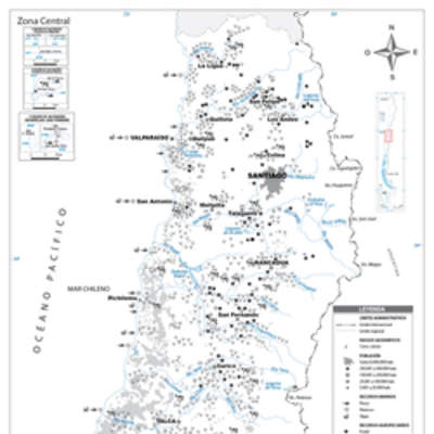 Mapa de la zona Central