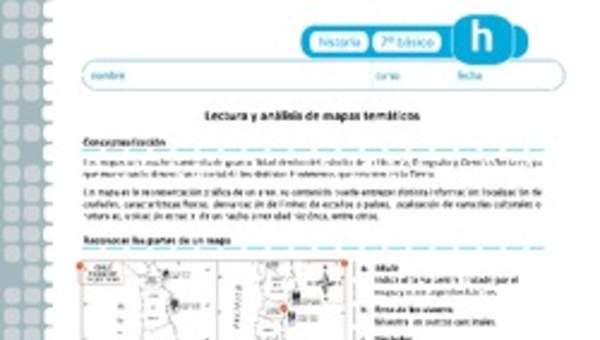 Lectura y análisis de mapas temáticos