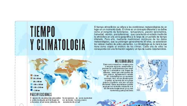 Tiempo y climatología