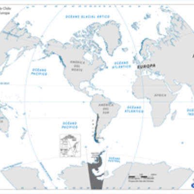 Chile en relación a Europa y Asia