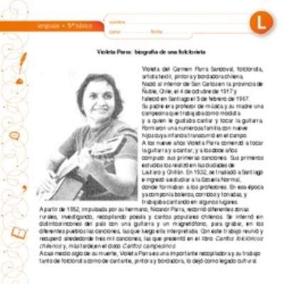 Violeta Parra: biografía de una folclorista