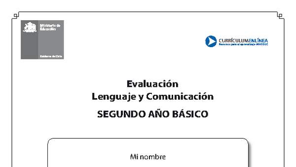 Evaluación textos informativos y poema del sol