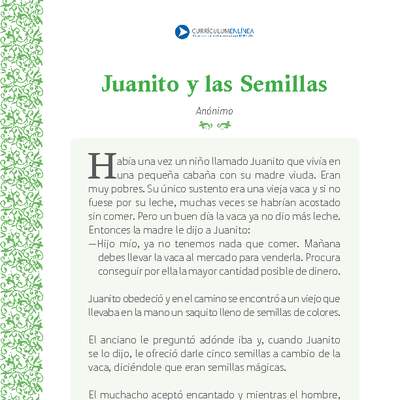 Juanito y las semillas mágicas