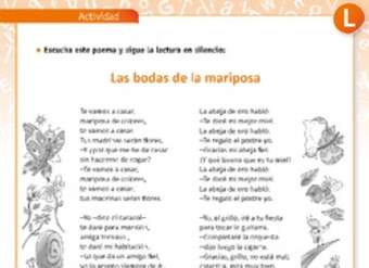 Actuación Las bodas de la mariposa