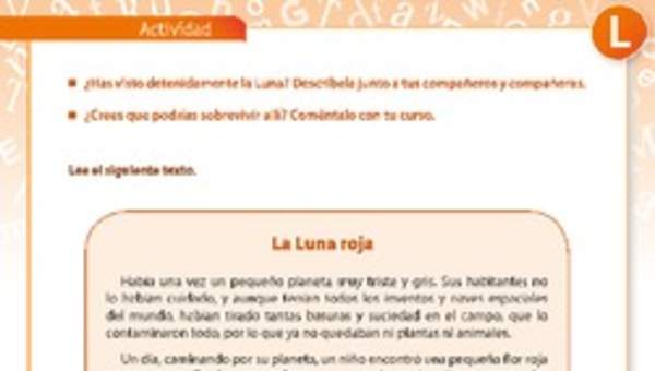 Escritura carta cuidados del planeta