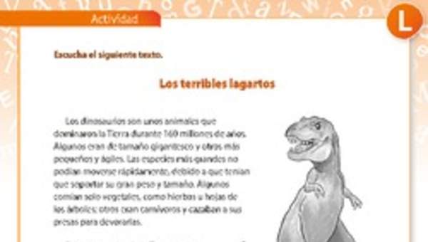 Representación de dinosaurios