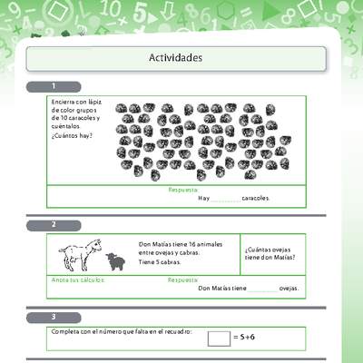 Resolución de problemas de adición y sustracción (II)