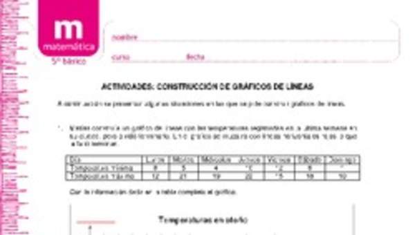 Construcción de gráficos de líneas