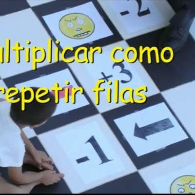 Multiplicar como repetir filas