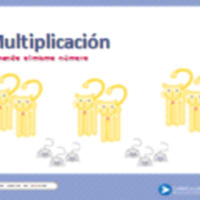 Multiplicación sumando el mismo número