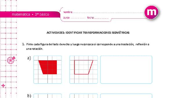 Identificar transformaciones