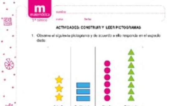 Construir y leer pictogramas