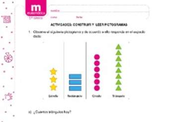 Construir y leer pictogramas