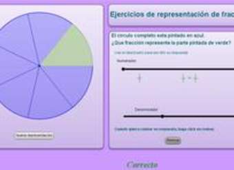 Representación de fracciones