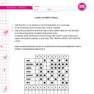 Juego: Palabra cifrada