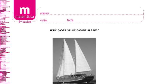 Velocidad de un barco