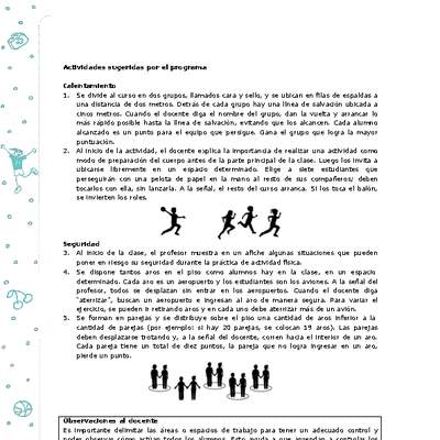 Actividades sugeridas Unidad 3