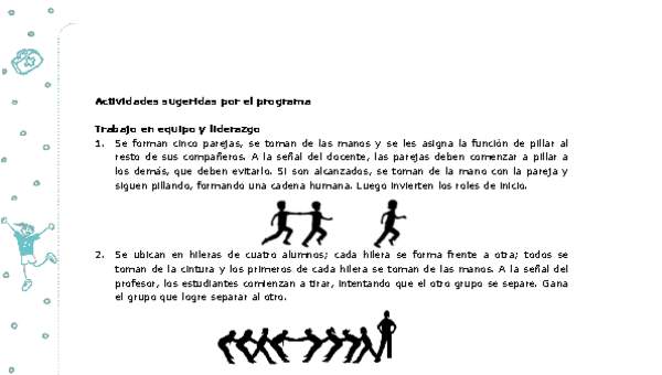 Actividades sugeridas Unidad 4