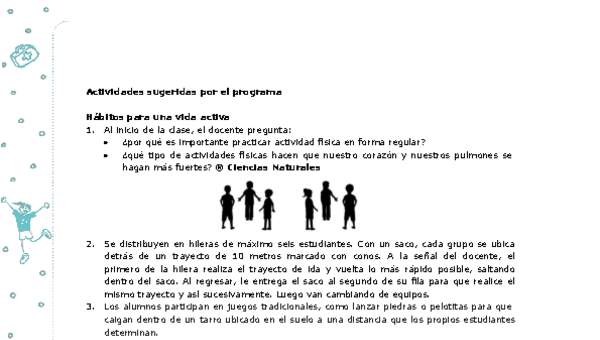 Actividades sugeridas Unidad 3