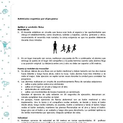 Actividades sugeridas Unidad 4