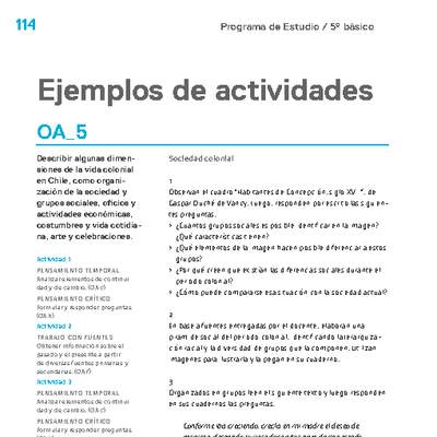 Actividades sugeridas Unidad 3