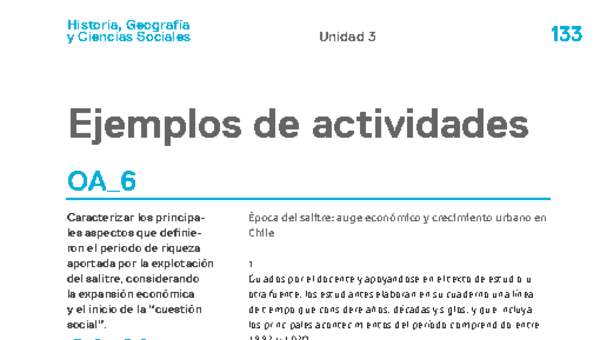 Actividades sugeridas Unidad 3