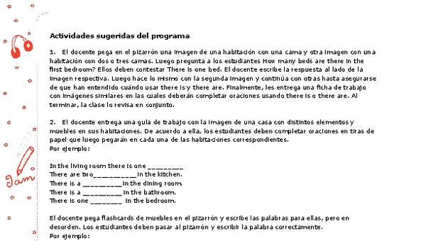 Actividades sugeridas Unidad 3