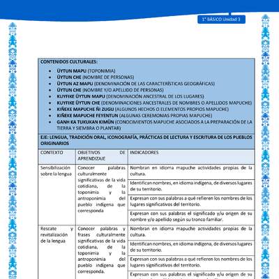 Actividad sugerida: LC01 - Mapuche - Matriz - U3