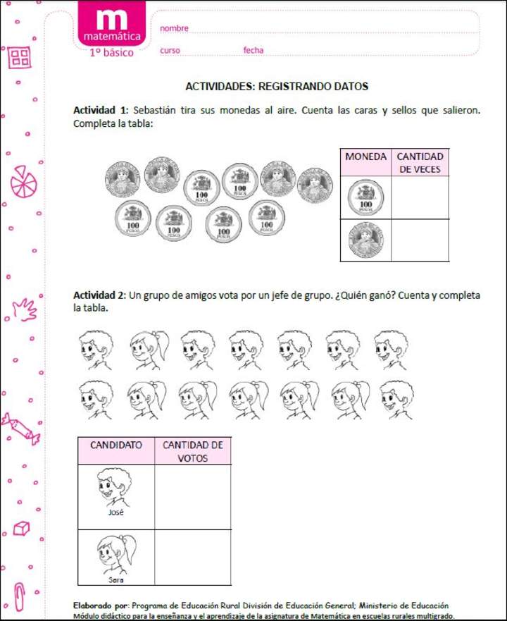 Registrando datos