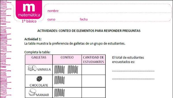 Conteo de elementos para responder preguntas (II)