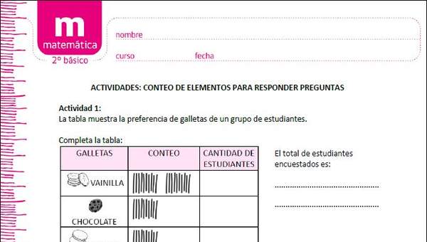 Conteo de elementos para responder preguntas (II)