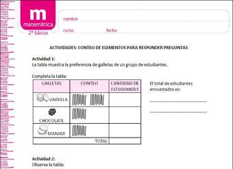 Conteo de elementos para responder preguntas (II)