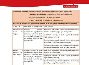 Matriz de contenido LC01 -YAG - Unidad 3