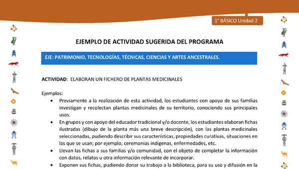 Actividad sugerida Nº 10- LC01 - INTERCULTURALIDAD-U2-EP - ELABORAN UN FICHERO DE PLANTAS MEDICINALES