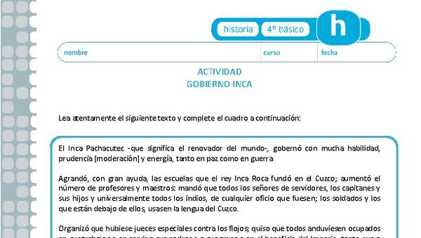 Gobierno Inca