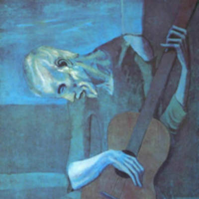 El Guitarrista Ciego de Pablo Picasso