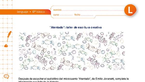 "Atentado": taller de escritura creativa