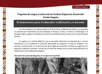 Orientaciones para el educador tradicional y/o docente