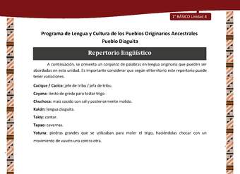 Repertorio lingüístico