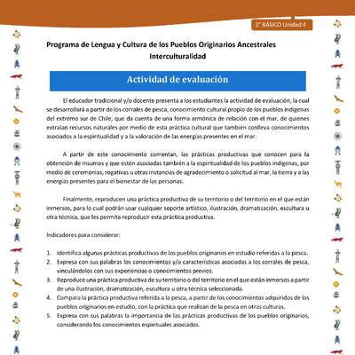 Actividad de evaluación