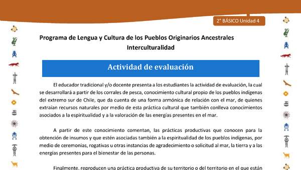 Actividad de evaluación