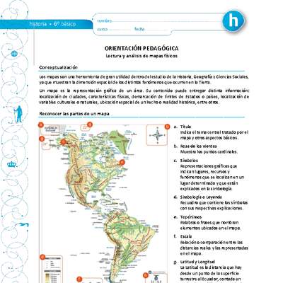 Lectura y análisis de mapas físicos