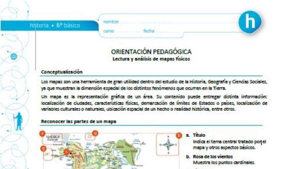 Lectura y análisis de mapas físicos